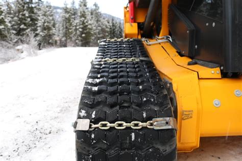 tracked skid steer chains|skid loader track chains.